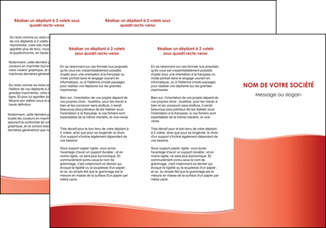 maquette en ligne a personnaliser depliant 3 volets  6 pages  rouge couleurs chaudes fond  colore MFLUOO68363