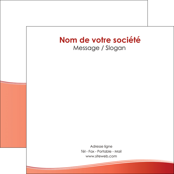 personnaliser maquette flyers rouge couleurs chaudes fond  colore MFLUOO68371