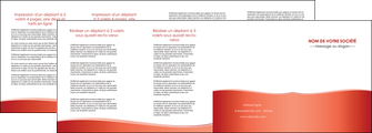 cree depliant 4 volets  8 pages  rouge couleurs chaudes fond  colore MFLUOO68379