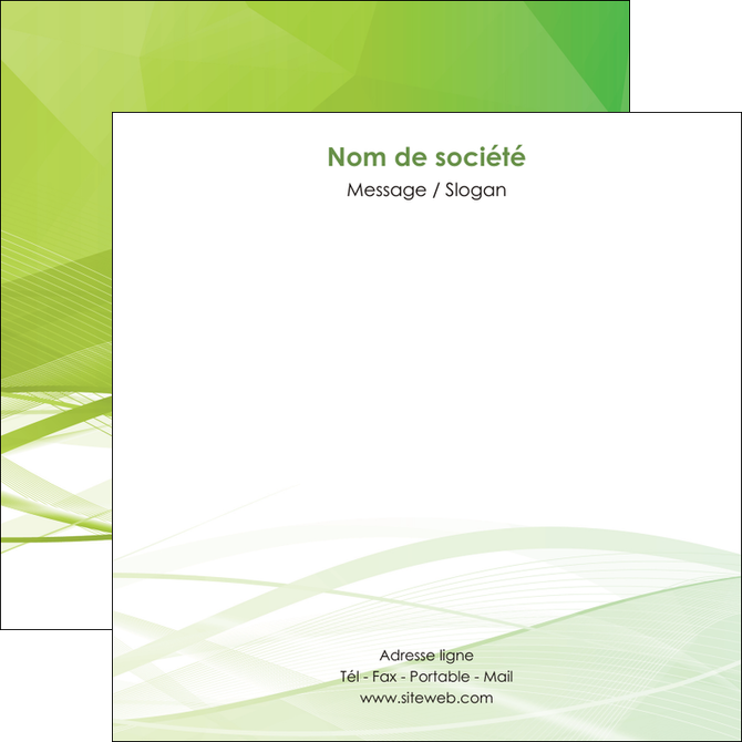 imprimerie flyers espaces verts vert vert pastel couleur pastel MFLUOO68587