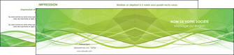 exemple depliant 2 volets  4 pages  espaces verts vert vert pastel couleur pastel MFLUOO68589