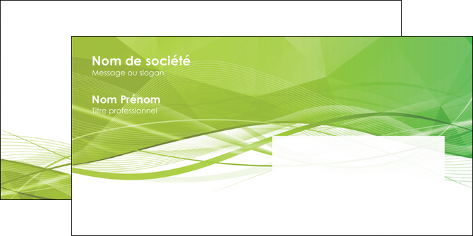 impression enveloppe espaces verts vert vert pastel couleur pastel MFLUOO68591