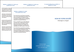 personnaliser modele de depliant 3 volets  6 pages  bleu bleu pastel fond pastel MIFBE68639