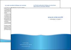 personnaliser maquette depliant 2 volets  4 pages  bleu bleu pastel fond pastel MIFBE68653