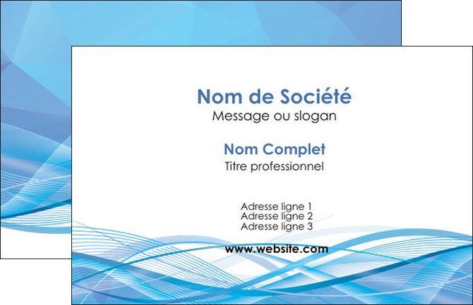 exemple carte de visite bleu bleu pastel fond bleu pastel MFLUOO68925