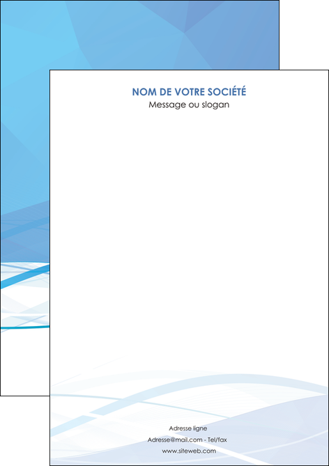 exemple flyers bleu bleu pastel fond bleu pastel MFLUOO68927