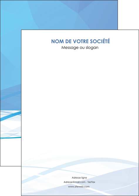 faire flyers bleu bleu pastel fond bleu pastel MFLUOO68929