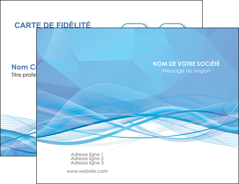 imprimer carte de visite bleu bleu pastel fond bleu pastel MFLUOO68935