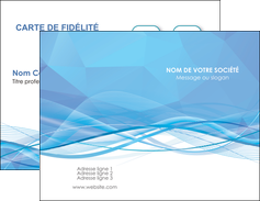 imprimer carte de visite bleu bleu pastel fond bleu pastel MFLUOO68935