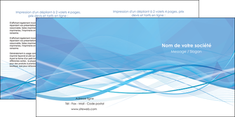 personnaliser modele de depliant 2 volets  4 pages  bleu bleu pastel fond bleu pastel MFLUOO68955