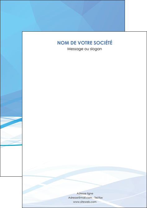 personnaliser maquette affiche bleu bleu pastel fond bleu pastel MFLUOO68967