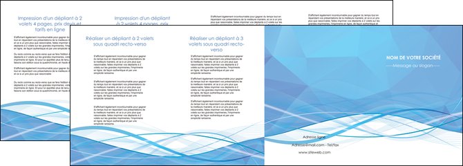 imprimerie depliant 4 volets  8 pages  bleu bleu pastel fond bleu pastel MFLUOO68969