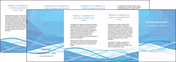 personnaliser modele de depliant 4 volets  8 pages  bleu bleu pastel fond bleu pastel MFLUOO68975