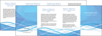 personnaliser modele de depliant 4 volets  8 pages  bleu bleu pastel fond bleu pastel MFLUOO68975