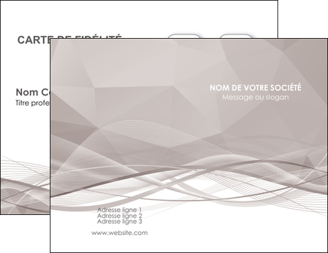 imprimerie carte de visite gris fond gris simple MFLUOO69005