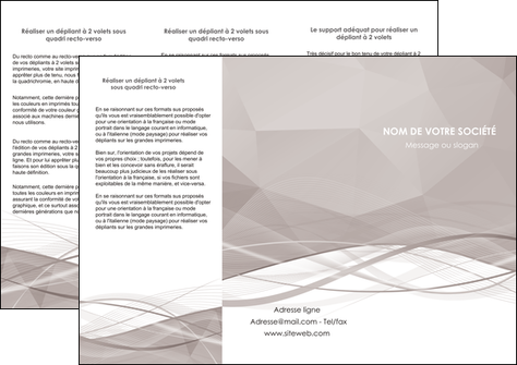 exemple depliant 3 volets  6 pages  gris fond gris simple MFLUOO69021