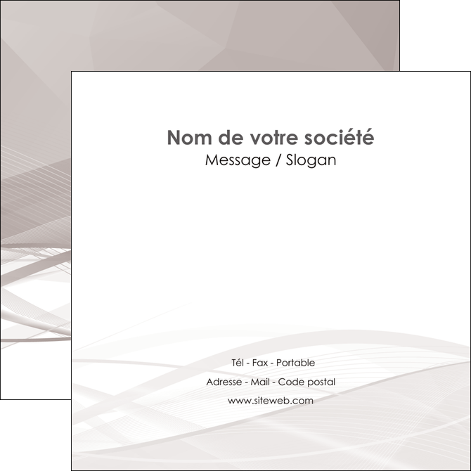 faire flyers gris fond gris simple MFLUOO69027