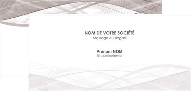 cree carte de correspondance gris fond gris simple MFLUOO69033