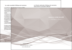 modele en ligne depliant 2 volets  4 pages  gris fond gris simple MFLUOO69035