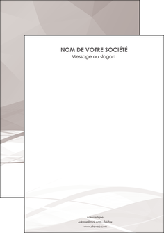 personnaliser modele de flyers gris fond gris simple MFLUOO69041