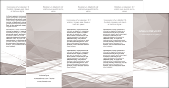 modele depliant 4 volets  8 pages  gris fond gris simple MFLUOO69043