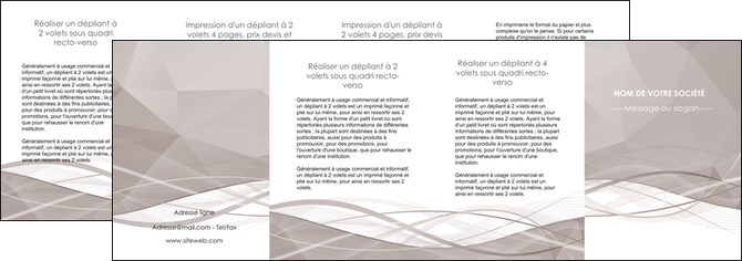 creation graphique en ligne depliant 4 volets  8 pages  gris fond gris simple MFLUOO69045