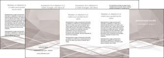 creation graphique en ligne depliant 4 volets  8 pages  gris fond gris simple MFLUOO69045