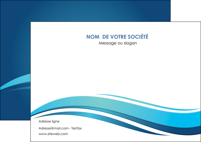 imprimerie flyers bleu bleu pastel fond bleu MFLUOO69651