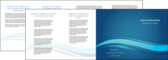 modele en ligne depliant 4 volets  8 pages  bleu bleu pastel fond bleu MFLUOO69667