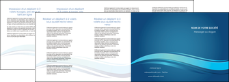 modele en ligne depliant 4 volets  8 pages  bleu bleu pastel fond bleu MFLUOO69667