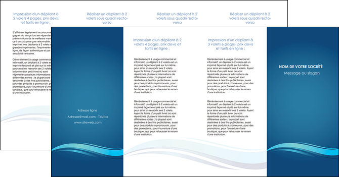 modele en ligne depliant 4 volets  8 pages  bleu bleu pastel fond bleu MFLUOO69671