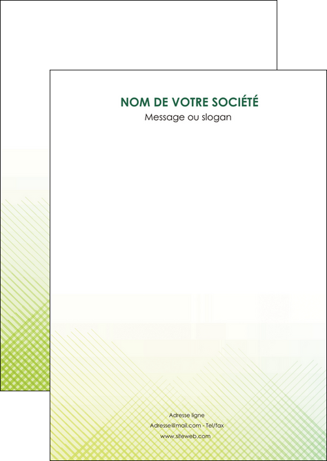 imprimer flyers vert vert pastel carre MFLUOO69997