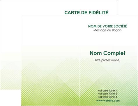 faire modele a imprimer carte de visite vert vert pastel carre MFLUOO70003