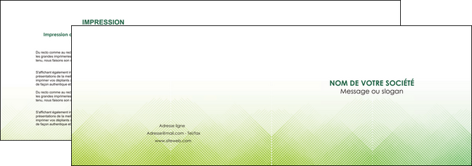 modele en ligne depliant 2 volets  4 pages  vert vert pastel carre MFLUOO70011