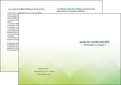 personnaliser modele de depliant 2 volets  4 pages  vert vert pastel carre MFLUOO70033