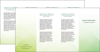maquette en ligne a personnaliser depliant 4 volets  8 pages  vert vert pastel carre MFLUOO70041