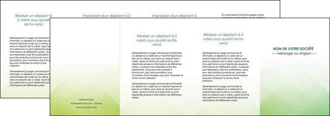 modele depliant 4 volets  8 pages  vert vert pastel carre MFLUOO70043