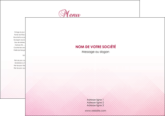 faire modele a imprimer set de table rose rose tendre fond en rose MIF70205