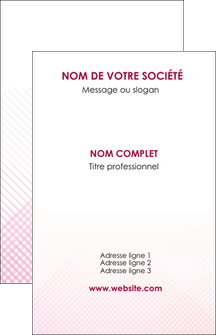 realiser carte de visite rose rose tendre fond en rose MIF70215
