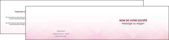 faire depliant 2 volets  4 pages  rose rose tendre fond en rose MIF70241