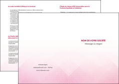 personnaliser maquette depliant 2 volets  4 pages  rose rose tendre fond en rose MIF70245
