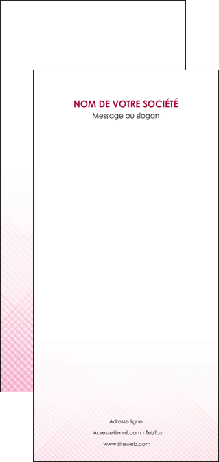 imprimer flyers rose rose tendre fond en rose MIF70255
