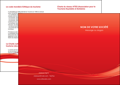 exemple depliant 2 volets  4 pages  rouge couleur couleurs MLGI70489