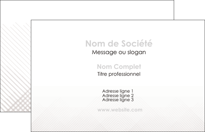 creation graphique en ligne carte de visite gris simple sobre MFLUOO70699
