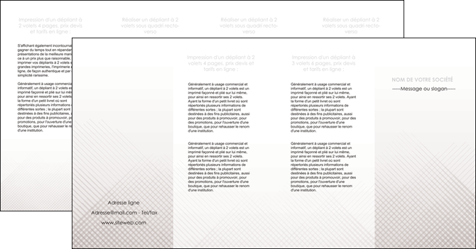 personnaliser maquette depliant 4 volets  8 pages  gris simple sobre MFLUOO70747