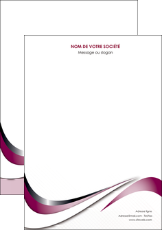 personnaliser modele de affiche web design rose fushia couleur MIFBE70765