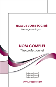 faire modele a imprimer carte de visite web design rose fushia couleur MIFBE70771