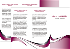 faire modele a imprimer depliant 3 volets  6 pages  web design rose fushia couleur MIFBE70787