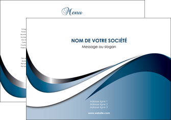personnaliser modele de set de table web design bleu fond bleu couleurs pastels MLIG70813