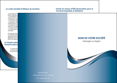 maquette en ligne a personnaliser depliant 2 volets  4 pages  web design bleu fond bleu couleurs pastels MLIG70819